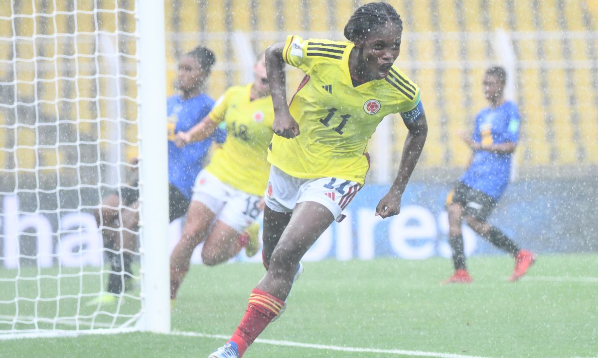 Linda Caicedo anota el primer gol vs. Tanzania en la Copa Mundial de la FIFA sub 17