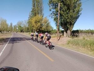 Vuelta ciclista a Mendoza. Etapa 8, 151 kms, Junín-Guaymallén.