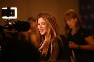 Shakira asiste a los Premios Ivor Novello 2022 en The Grosvenor House Hotel el 19 de mayo de 2022 en Londres, Inglaterra. (Foto de Dave J Hogan/Dave J. Hogan/Getty Images)