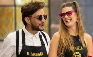 Juan Pablo Barragán y Daniela Tapia en 'MasterChef'.