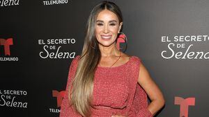 DORAL, FL - AUGUST 21:  Catherine Siachoque is seen at the "El Secreto De Selena" Miami Screening at Telemundo Center on August 21, 2019 in Doral, Florida.  (Photo by Alexander Tamargo/Getty Images)