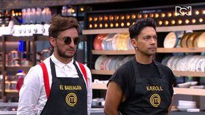 Juan Pablo Barragán y Karoll Márquez en 'MasterChef
