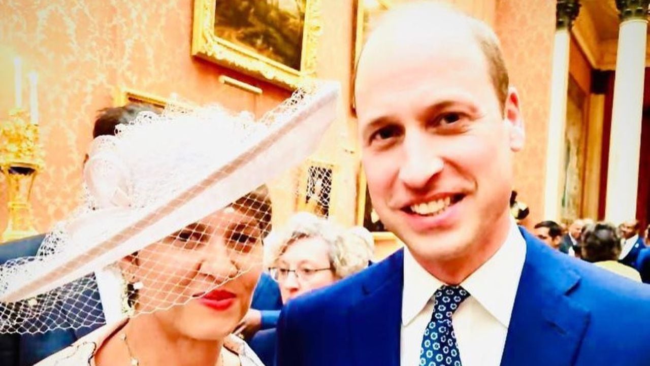 La primera dama compartió una selfie con el príncipe Guillermo en una celebración previa a la coronación de Carlos III.