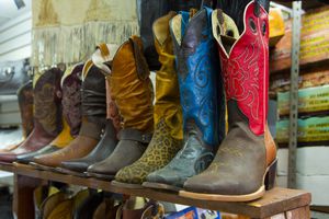 Cowboy boots, San Juan de Dios Market, Guadalajara, Jalisco, Mexico