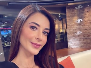 Alejandra Giraldo en 'Noticias Caracol'.