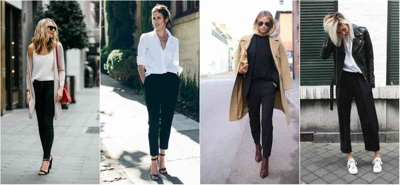 10 outfits con pantalón negro que te salvarán en el día a día - Belleza  estética