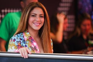 BARCELONA, ESPAÑA - 4 DE JUNIO: La cantante colombiana Shakira asiste al Gran Premio de F1 de España en el Circuito de Barcelona-Catalunya el 4 de junio de 2023 en Barcelona, ​​España. (Foto de Eric Alonso/Getty Images)