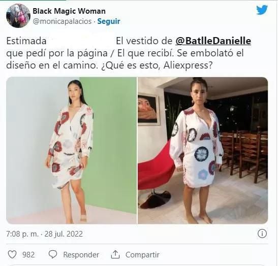 Mujer colombiana realiza compra en internet y asegura que no le llegó lo que pidió