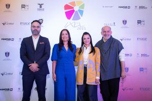 Ricardo Gil Fenalco- Andrea Piña Cámara Comercio Cartagena- Erika Rohenes, presidenta Ixel Moda - Diego Guarnizo, diseñador