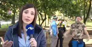 El hecho se registró en la primera emisión de Noticias Caracol