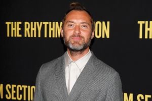 NEW YORK, NEW YORK - JANUARY 27: Jude Law attends "The Rhythm Section" New York Screening at Brooklyn Academy of Music on January 27, 2020 in New York City. (Photo by Dominik Bindl/WireImage)