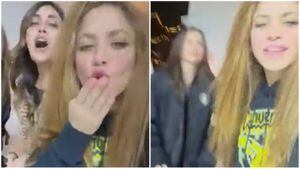 Shakira celebra con amigas