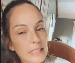 Claudia Bahamón contó la historia de su robo a través de las historias de Instagram.