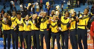 Colombia se llevó el oro en voleibol femenino.