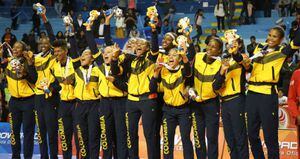Colombia se llevó el oro en voleibol femenino.