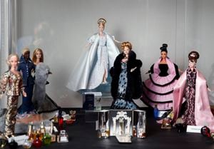SOULTZ-HAUT-RHIN, FRANCE - MARCH 07: A Barbie doll is displayed during an exhibition dedicated to the Barbie doll at on March 7, 2019 in Soultz, France. On this occasion Tina Brettnacher, a Barbie doll collector presents some of her rarest and oldest barbie dolls of her collection. Barbie, the most popular model doll in the world celebrates her 60th birthday. On March 9, 1959, Ruth Handler, an American businesswoman marketed the first "model doll," named Barbie in tribute to her daughter Barbara who used paper dolls to create her own role-playing games. She has been president of toy manufacturer Mattel Inc which has been selling the Barbie doll since its inception. The exhibition will take place from March 9 to June 30, 2019. (Photo by Chesnot/Getty Images)