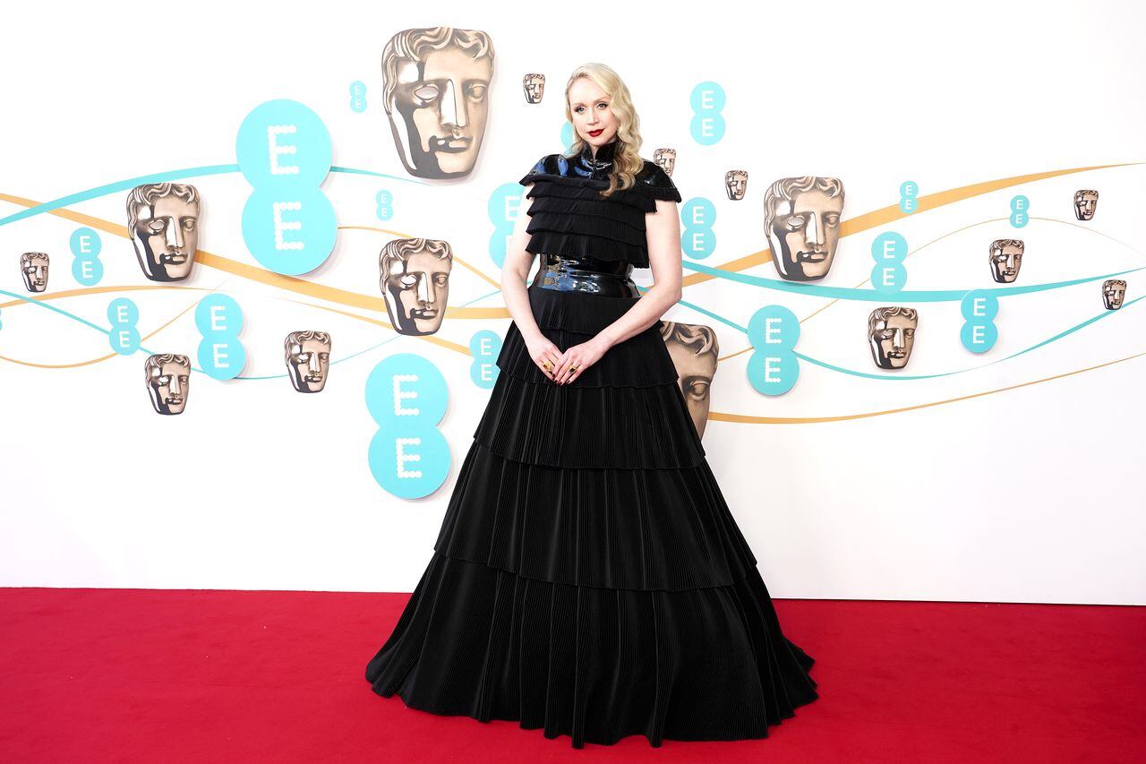 Gwendoline Christie attending the 76th British Academy Film Awards held at the Southbank Centre's Royal Festival Hall in London. Picture date: Sunday February 19, 2023. (Photo by Ian West/PA Images via Getty Images)