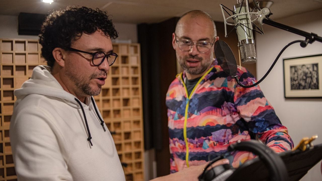 Santiago Cruz y Andrés Cepeda, grabación album de estudio “Nueve”, 2023