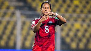 Natalia Hernández, jugadora de la Selección Colombia Sub-17