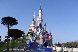 Disneyland Paris durante la celebración de su 30° aniversario.