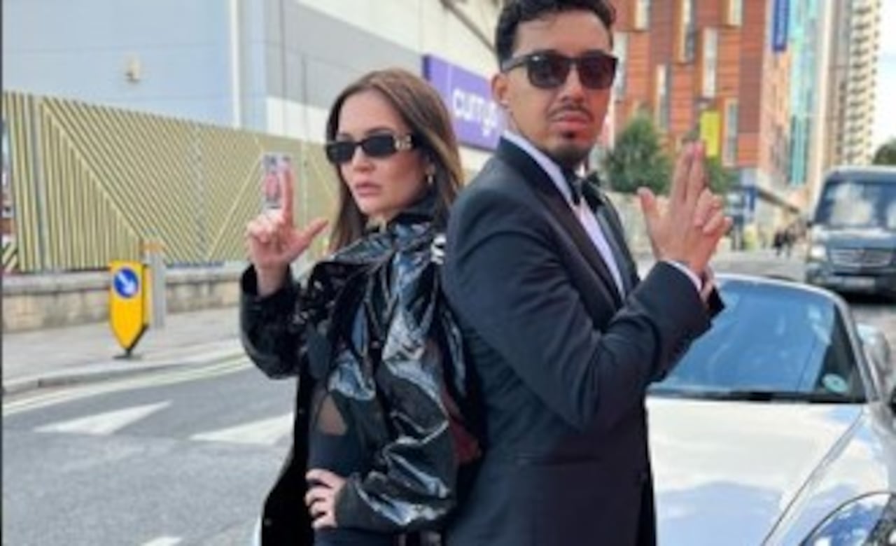 Lina Tejeiro y Lokillo estuvieron juntos en Londres