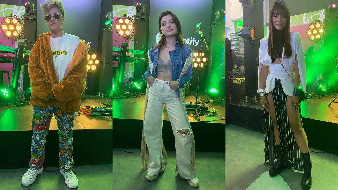 Looks en el evento La llorería”, Casa Spotify