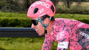 Rigoberto Urán durante una de las etapas de la Tirreno Adriático