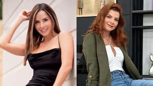 Carmen Villalobos y Carolina Cruz