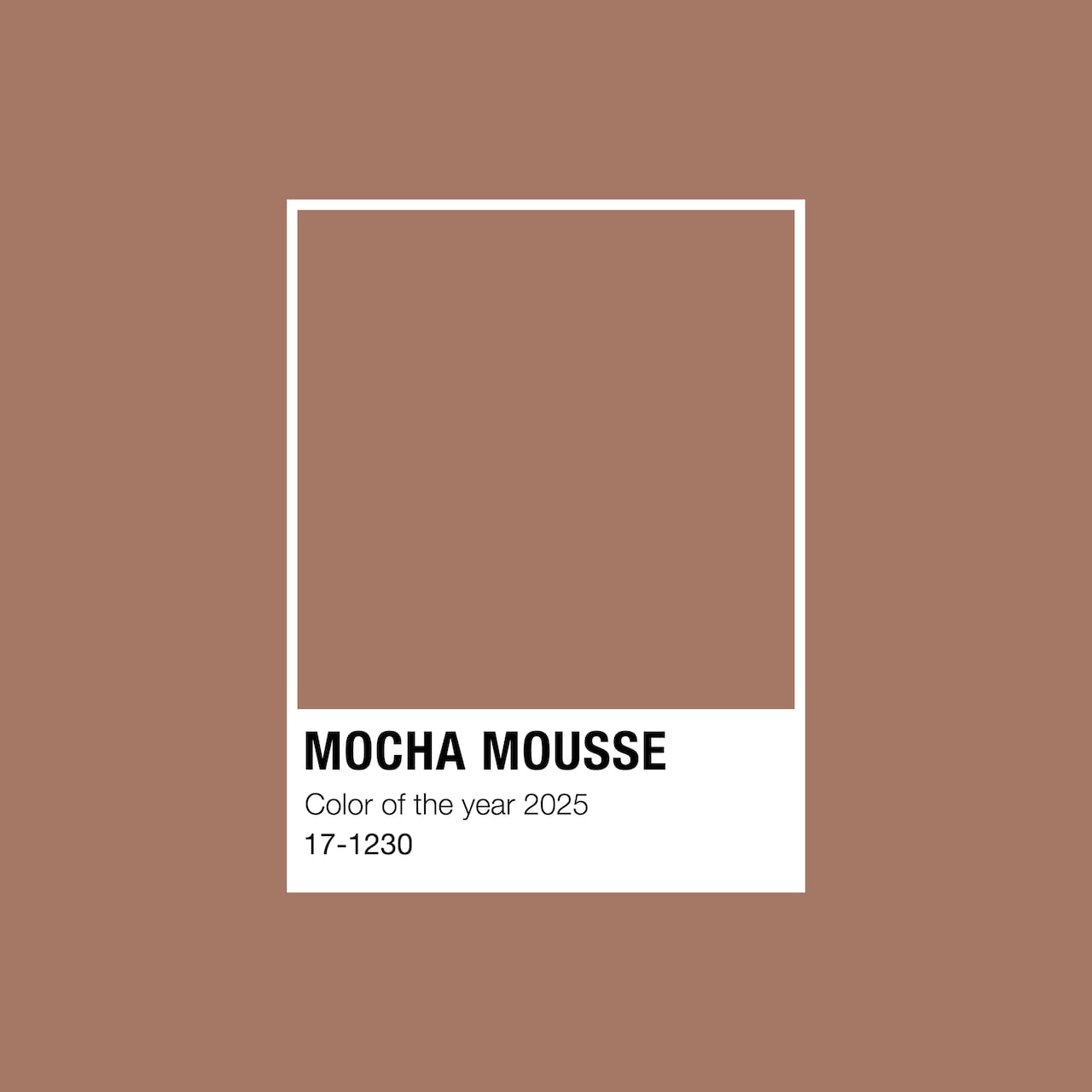 Mocha Mousse Pantone