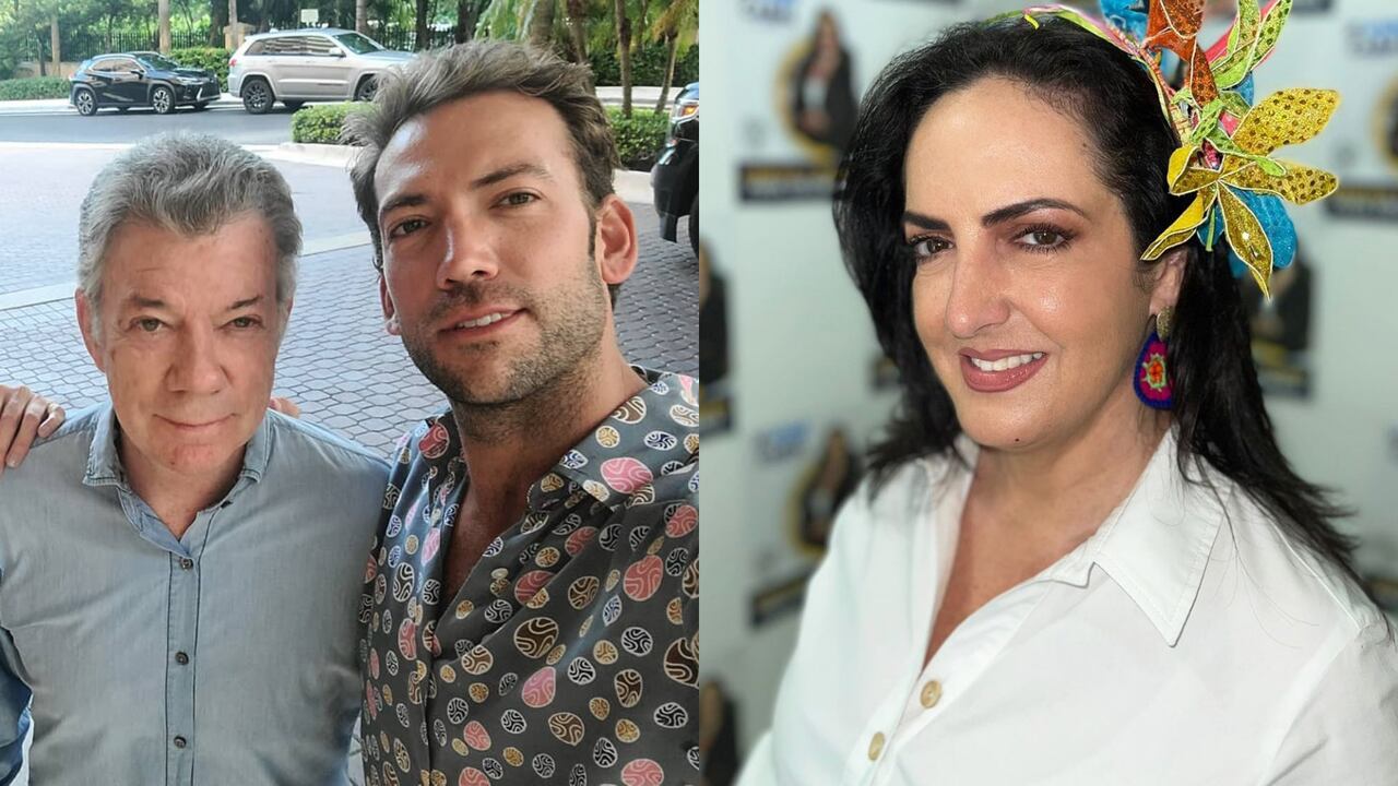 María Fernanda Cabal y Martín Santos
