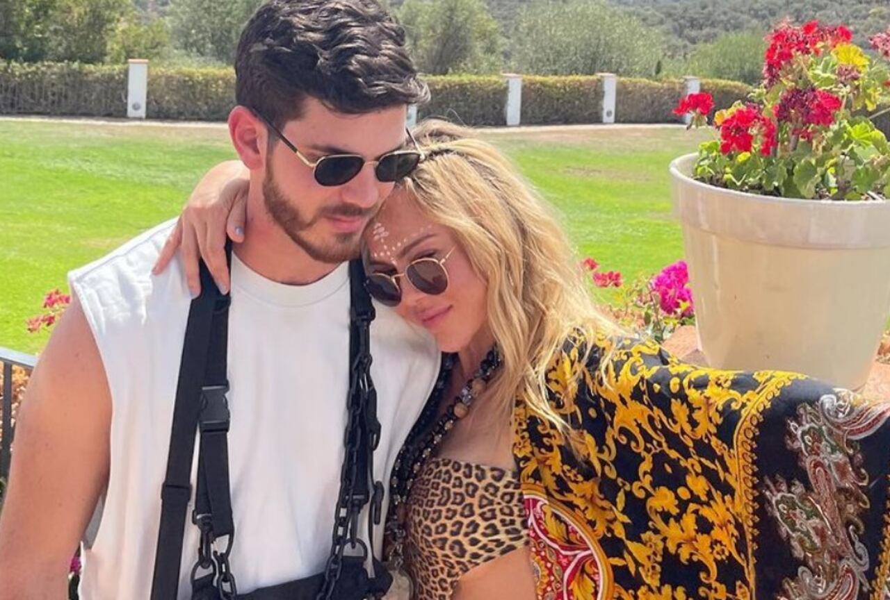 Natalia Paris y su novio