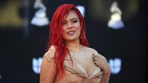 LAS VEGAS, NEVADA - NOVEMBER 17: Karol G attends The 23rd Annual Latin Grammy Awards at Michelob ULTRA Arena on November 17, 2022 in Las Vegas, Nevada. (Photo by Denise Truscello/Getty Images for The Latin Recording Academy)