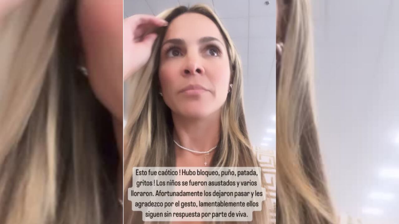 Mabel Cartagena compartió historias de los caóticos momentos que vivió en el aeropuerto mientras acompañaba a su hijo a un viaje.