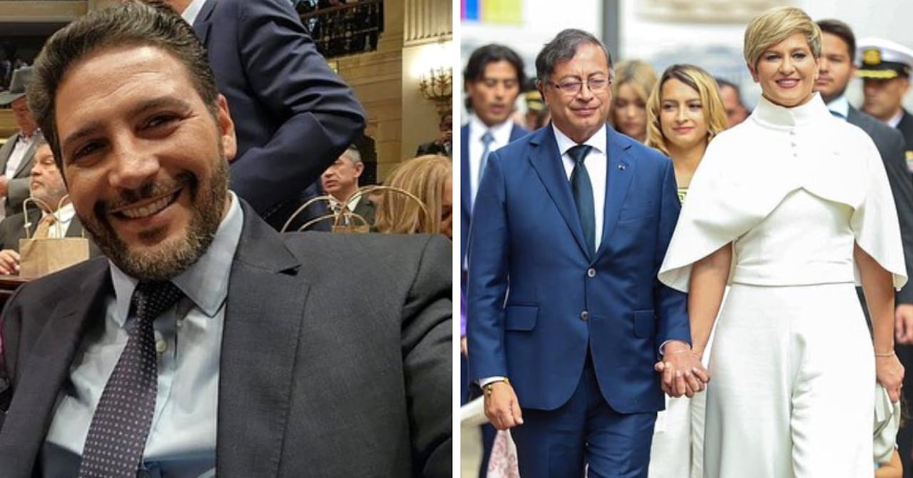 Agmeth Escaf, Gustavo Petro y Verónica Alcocer