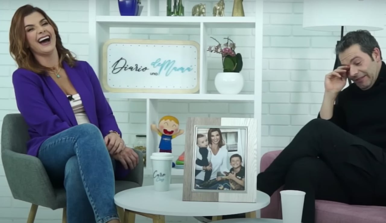 El presentador estuvo como invitado en Diario de una mamá.