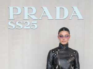 MILAN, ITALY - SEPTEMBER 19: Charli D’Amelio attends the Prada Spring/Summer 2025 Womenswear fashion show during Milan Fashion Week Spring/Summer 2025 on September 19, 2024 in Milan, Italy. (Photo by Vittorio Zunino Celotto/Getty Images for Prada)