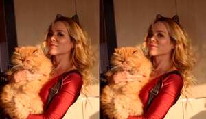 La modelo habló de la muerte luego de perder a su gato.