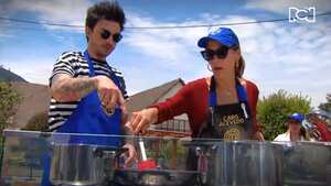 Carolina Acevedo y Diego Sáenz en 'MasterChef'