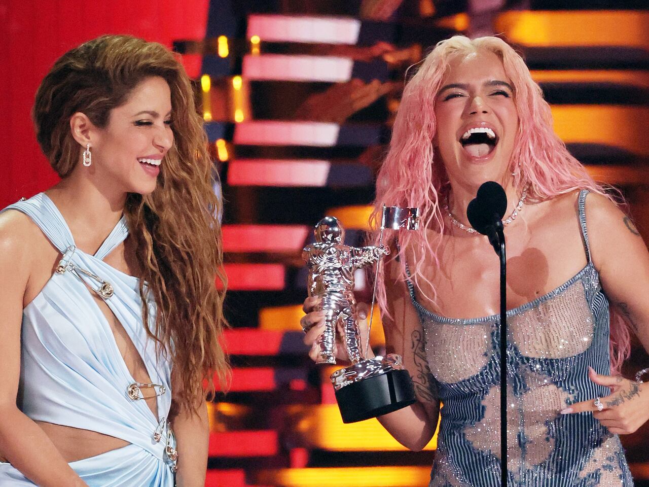 Shakira and Karol G