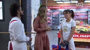 Carolina Acevedo se queja por participantes que no dejaron ingredientes en la despensa de MasterChef Celebrity.