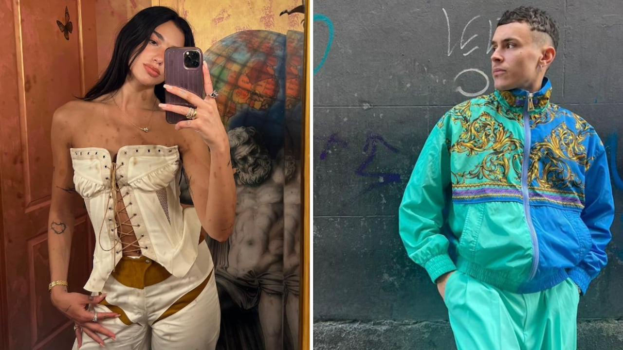 Dua Lipa y Arón Piper