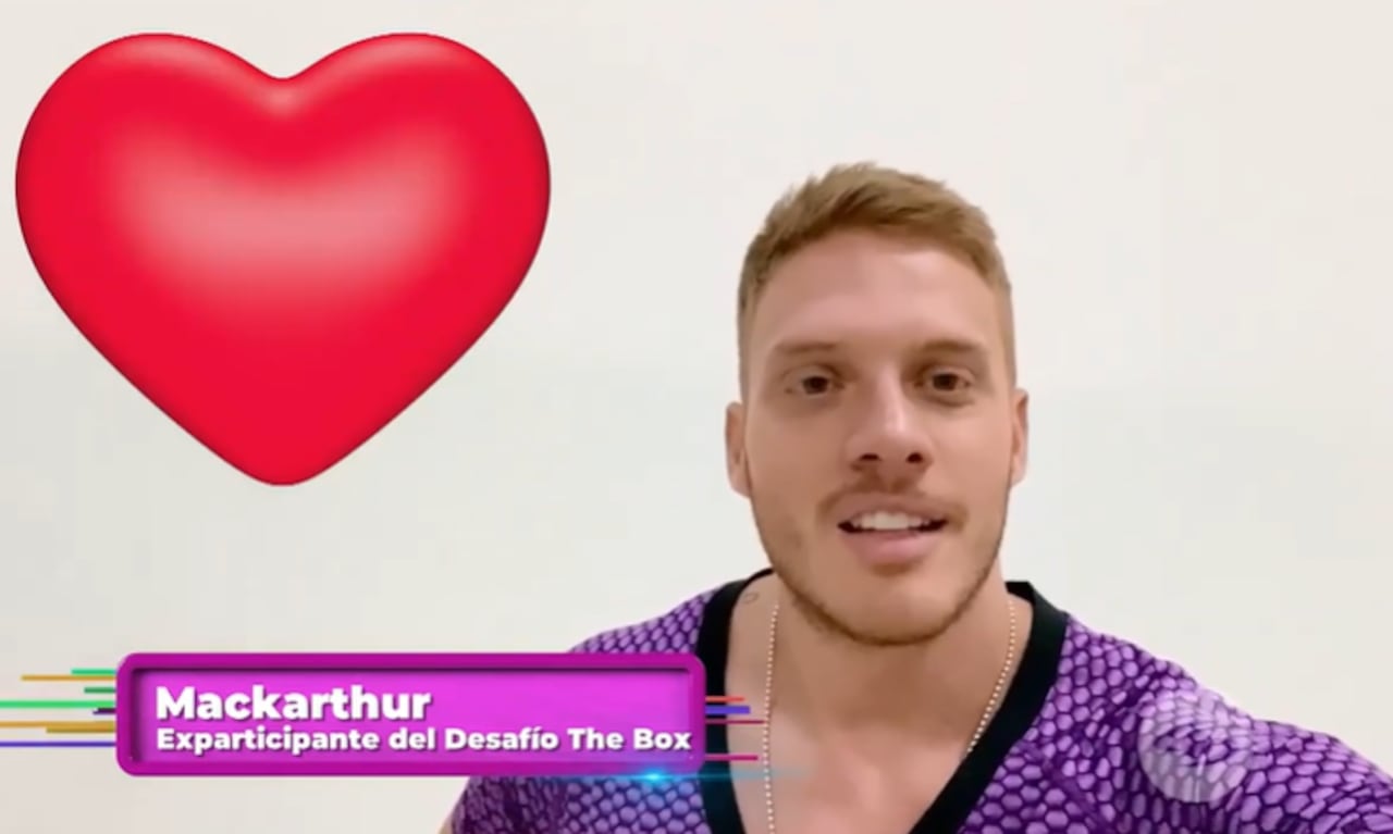 Mackarthur Bueno, exparticipante de El Desafío, le confesó su amor a Mary Méndez.