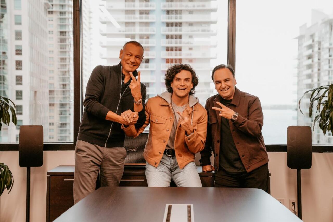 Silvestre Dangond, Walter Kolm y Andrés Castro