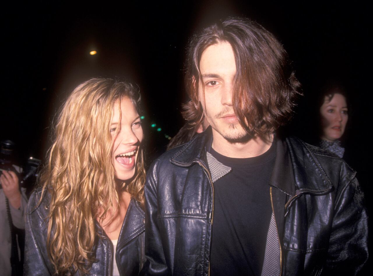 Johnny Depp y Kate Moss