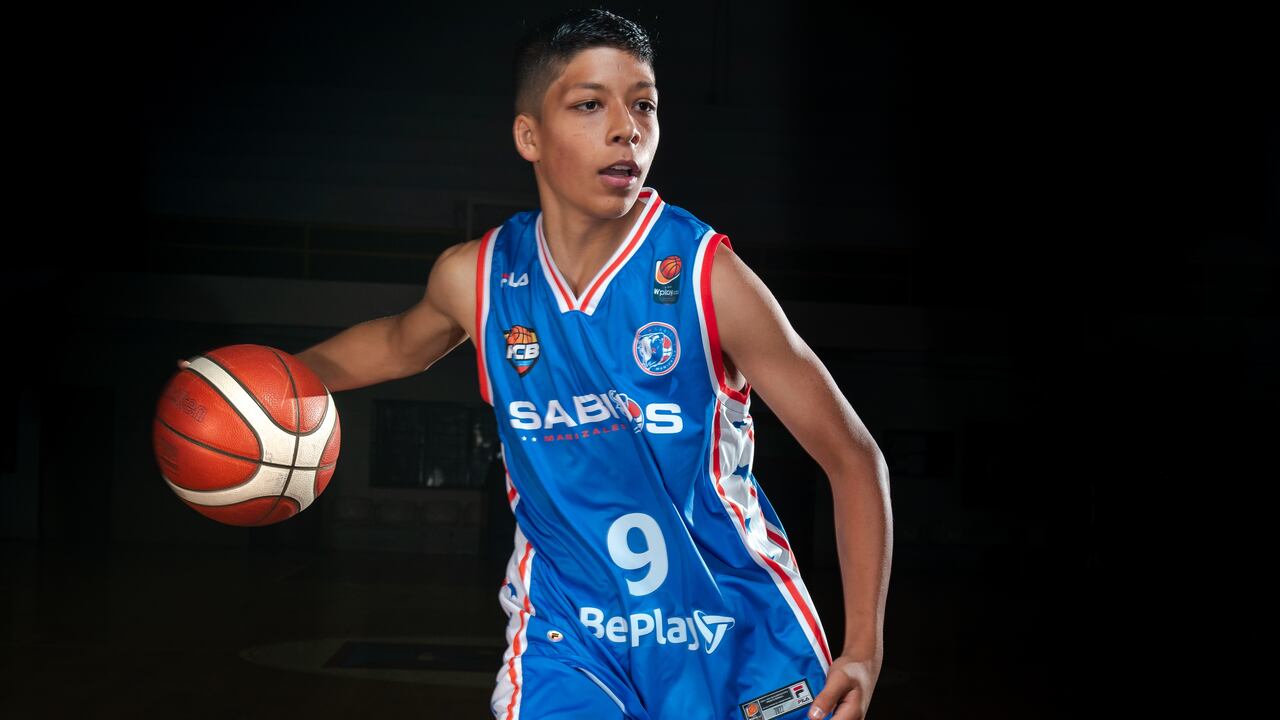 Juan José Sánchez, un niño de Manizales que aspira a ser uno de los mejores jugadores de baloncesto en el mundo
