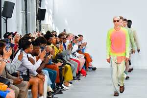 PARIS, FRANCE - JUNE 24: A model walks the runway during the Paul Smith Ready to Wear Spring/Summer 2023 fashion show as part of the Paris Men Fashion Week on June 24, 2022 in Paris, France. (Photo by Victor VIRGILE/Gamma-Rapho via Getty Images)