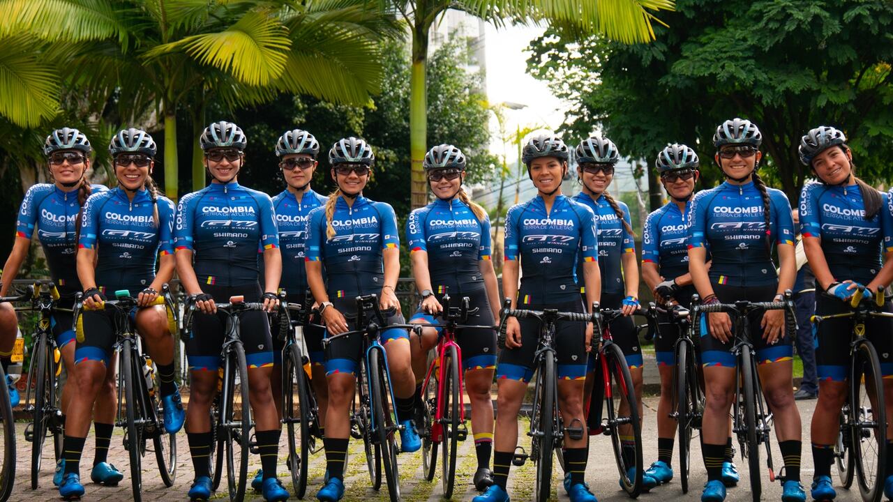 Equipo femenino Colombia Tierra de Atletas GW Shimano