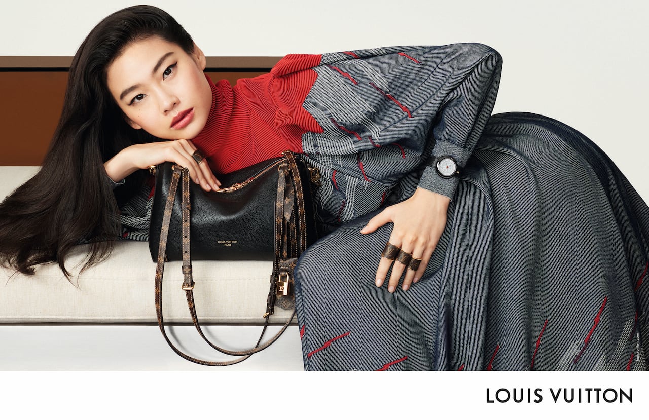 Hoyeon para la campaña Otoño-Invierno 2025 de Louis Vuitton