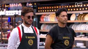 Juan Pablo Barragán y Karoll Márquez en 'MasterChef