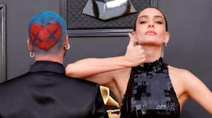 J Balvin con Valentina Ferrer